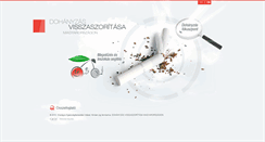 Desktop Screenshot of dohanyzasvisszaszoritasa.hu